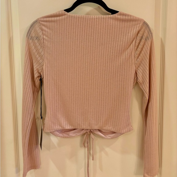 Lovers and Friends CAPRI TOP in Taupe, New With Tags - Picture 3 of 4